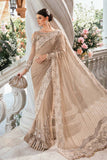 Maria.B Mbroidered Unstitched Organza Saree BD-2801