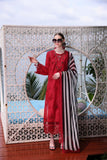 Noor by Saadia Asad Luxe PrintKari Unstitched Lawn 3Pc Suit D8-A