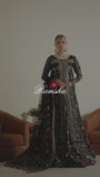 Ramsha Luxury Embroidered Organza Unstitched 3Pc Suit E-105