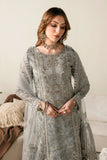 Ramsha Luxury Embroidered Organza Unstitched 3Pc Suit E-108