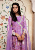 MOK Rang e Noor Embroidered Grip 3Pc Suit Kanwal - Lilac