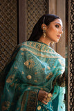 Jahan by Erum Khan Embroidered Raw Silk Unstitched 3Pc Suit - KUMARI