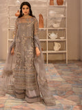 AZZAL by Ayesha & Usman Unstitched Embroidered Organza 3Pc Suit D-04 MIRA