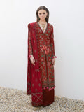 Hussain Rehar Eid Luxury Lawn Unstitched Embroidered 3Pc Suit - RUHI
