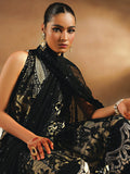 Nayab by Myeesha Embroidered Net Unstitched 3Pc Suit MF23-06 Siyaah