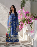 Liliana by Faiza Saqlain Embroidered Lawn Unstitched 3Pc Suit - Veira