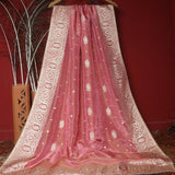 Tasneem Fabrics Women's Pure Chiffon Jacquard Dupatta - FBDY0002793