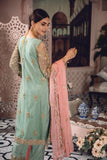Freesia by Maryum N Maria Embroidered Net Unstitched 3 Pc Suit FE-09 MUSHK MILE - FaisalFabrics.pk