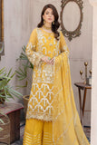 Zahra by Zainab Manan Unstitched Chiffon 3Pc Suit ZM-23 Royal Tiffany