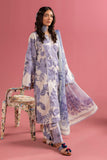 Sheen by Alizeh Fashion Printed Lawn Unstitched 3Pc Suit - PEARL MIST