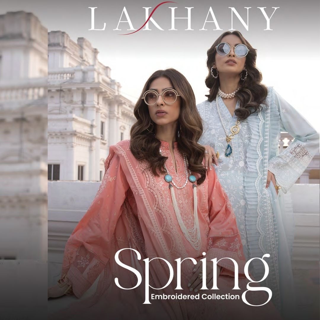 Essentials by Lakhany Unstitched Embroidered Lawn 3 Piece Suit LSM26UE LG-IZ-0383 - Summer Collection