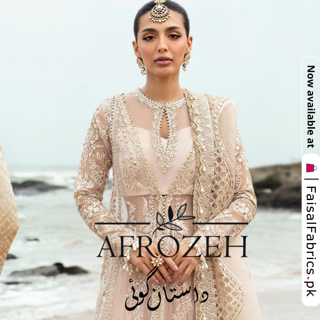 Dastangoi by Afrozeh Embroidered Suits Unstitched 3 Piece AF24DG AWE-05 Shahnoor - Formal Collection