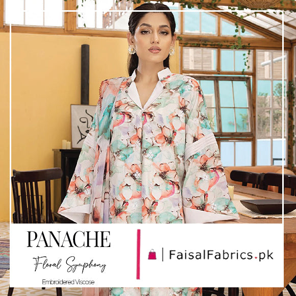 Puri Fabrics Floral Symphony by Panache Unstitched Winter Collection 2