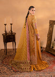 Sajni by Maria Osama Khan Embroidered Rawsilk Unstitched 3Pc Suit - Naghma