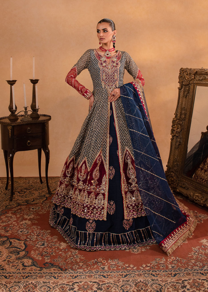 Maria Osama Khan Pret Embroidered 3 Piece Suit Shab e Posh main image 0
