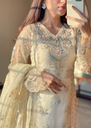 Maria Osama Khan Dastaan Festive Formal 3Pc Suit DS-03 Hoor