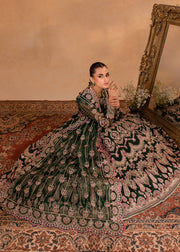 Sajni by Maria Osama Khan Unstitched Embroidered Organza 3Pc Suit - Pareesa