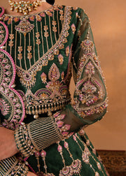 Sajni by Maria Osama Khan Unstitched Embroidered Organza 3Pc Suit - Pareesa