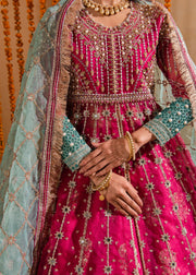 Sajni by Maria Osama Khan Embroidered Organza Unstitched 3Pc Suit - Kaira