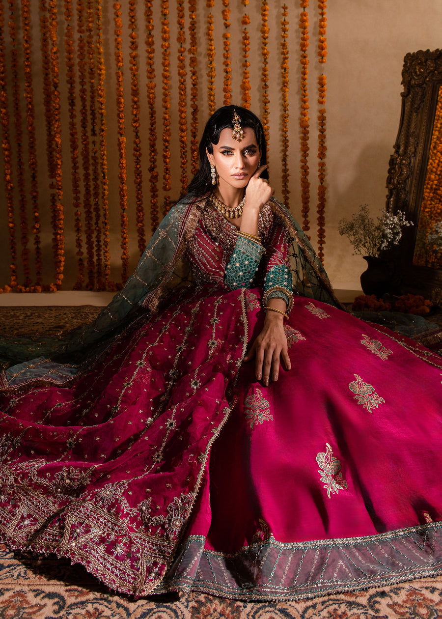 Sajni by Maria Osama Khan Embroidered Organza Unstitched 3Pc Suit - Kaira