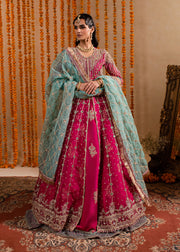 Sajni by Maria Osama Khan Embroidered Organza Unstitched 3Pc Suit - Kaira
