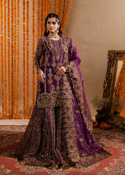 Sajni by Maria Osama Khan Embroidered Organza Unstitched 3Pc Suit - Yashfa
