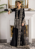 Sardinia La'More Embroidered Velvet Unstitched 3Pc Suit - Midnight Lush