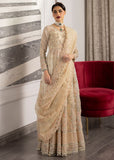 Sardinia La'More Embroidered Organza Unstitched 3Pc Suit - Golden Whisper