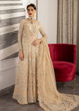 Sardinia La'More Embroidered Organza Unstitched 3Pc Suit - Golden Whisper