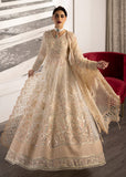 Sardinia La'More Embroidered Organza Unstitched 3Pc Suit - Golden Whisper