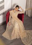 Sardinia La'More Embroidered Organza Unstitched 3Pc Suit - Golden Whisper