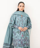 Sapphire Printed Khaddar Unstitched 3Pc Suit 00U3PDY25V96