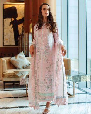 Mushq Astoria Festive Lawn Unstitched Embroidered 3Pc Suit D-01 EVELYN