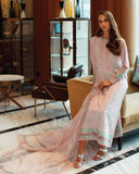 Mushq Astoria Festive Lawn Unstitched Embroidered 3Pc Suit D-01 EVELYN