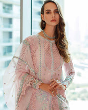 Mushq Astoria Festive Lawn Unstitched Embroidered 3Pc Suit D-01 EVELYN