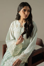 Cross Stitch Chikankari Lawn Unstitched 3Pc Suit D-01 BLUE AURA