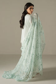 Cross Stitch Chikankari Lawn Unstitched 3Pc Suit D-01 BLUE AURA