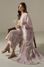 Cross Stitch Chikankari Lawn Unstitched 3Pc Suit D-04 LILAC BLOOM