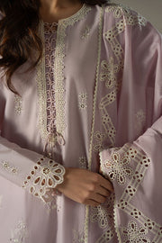 Cross Stitch Chikankari Lawn Unstitched 3Pc Suit D-04 LILAC BLOOM