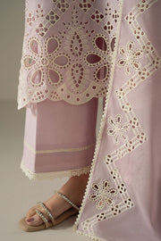 Cross Stitch Chikankari Lawn Unstitched 3Pc Suit D-04 LILAC BLOOM