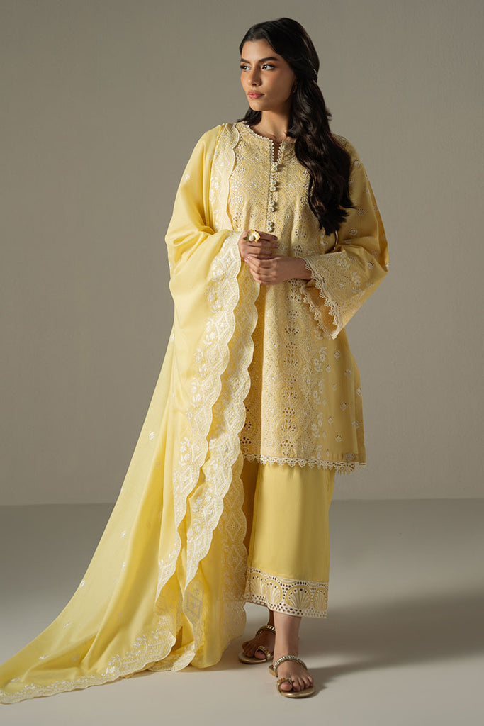 Cross Stitch Chikankari Lawn Unstitched 3Pc Suit D-05 ORCHID GEM