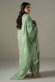 Cross Stitch Chikankari Lawn Unstitched 3Pc Suit D-06 SAGE GARDEN