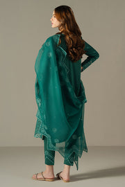 Cross Stitch Chikankari Lawn Unstitched 3Pc Suit D-07 VERDENT FLORA