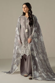 Cross Stitch Chikankari Lawn Unstitched 3Pc Suit D-08 WHISPER ASH