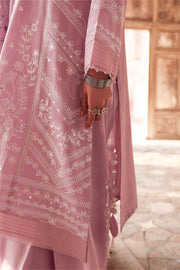 Cross Stitch Premium Embroidered Lawn Unstitched 3Pc Suit D-04 LAVENDER MIST