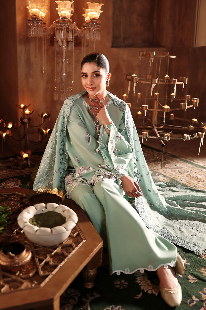 Cross Stitch Premium Embroidered Lawn Unstitched 3Pc Suit D-06 MEADOW MUSE
