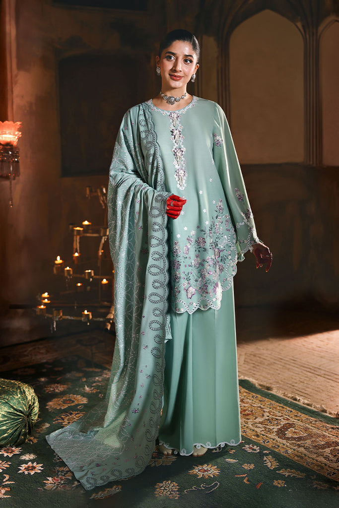Cross Stitch Premium Embroidered Lawn Unstitched 3Pc Suit D-06 MEADOW MUSE
