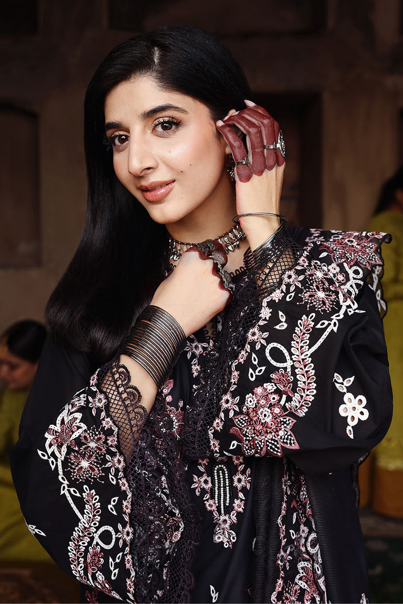 Cross Stitch Premium Embroidered Lawn Unstitched 3Pc Suit D-07 ORCHARD DUNE