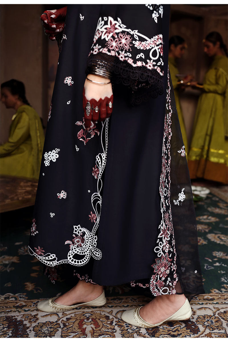 Cross Stitch Premium Embroidered Lawn Unstitched 3Pc Suit D-07 ORCHARD DUNE