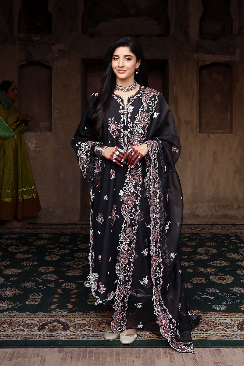 Cross Stitch Premium Embroidered Lawn Unstitched 3Pc Suit D-07 ORCHARD DUNE
